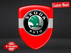 Skoda Autoaufkleber Luxus Universal Stern